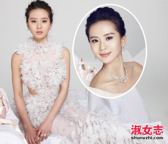 “诗隆”婚礼将近 刘诗诗新娘发型预演 明星新娘发型