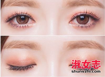 大地色看腻了 韩国现在流行橘色系妆容 韩妆画法