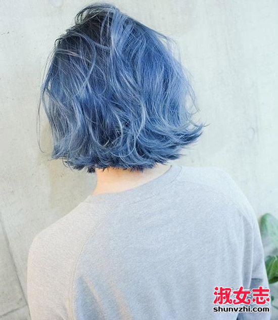 2016日本最新发色发布——冷艳丹宁蓝 染发颜色蓝