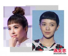2016女明星流行的萌萌的锅盖刘海